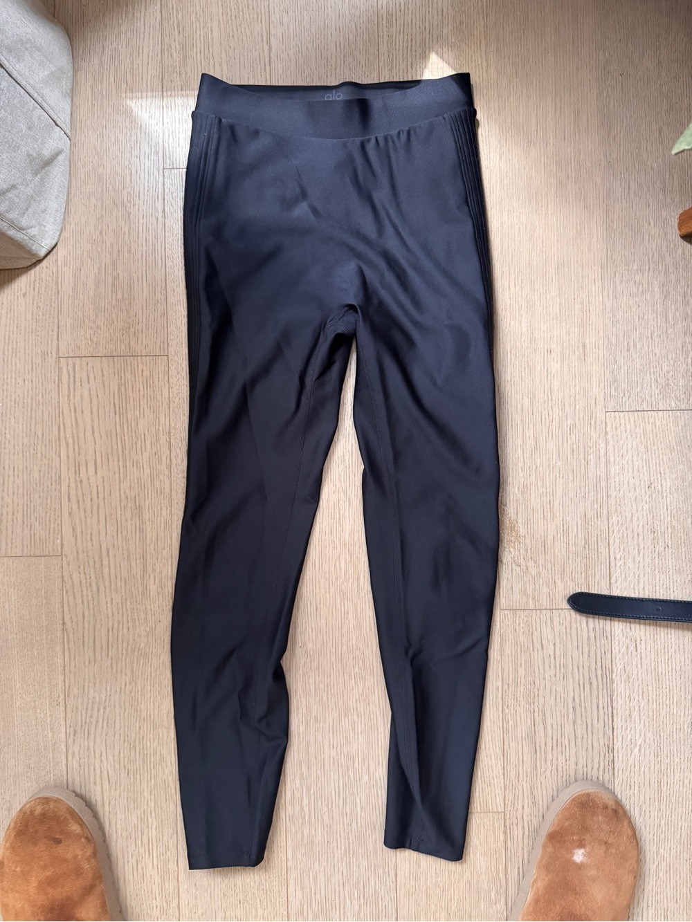 ALO Yoga Black High-Rise Seamless Leggings